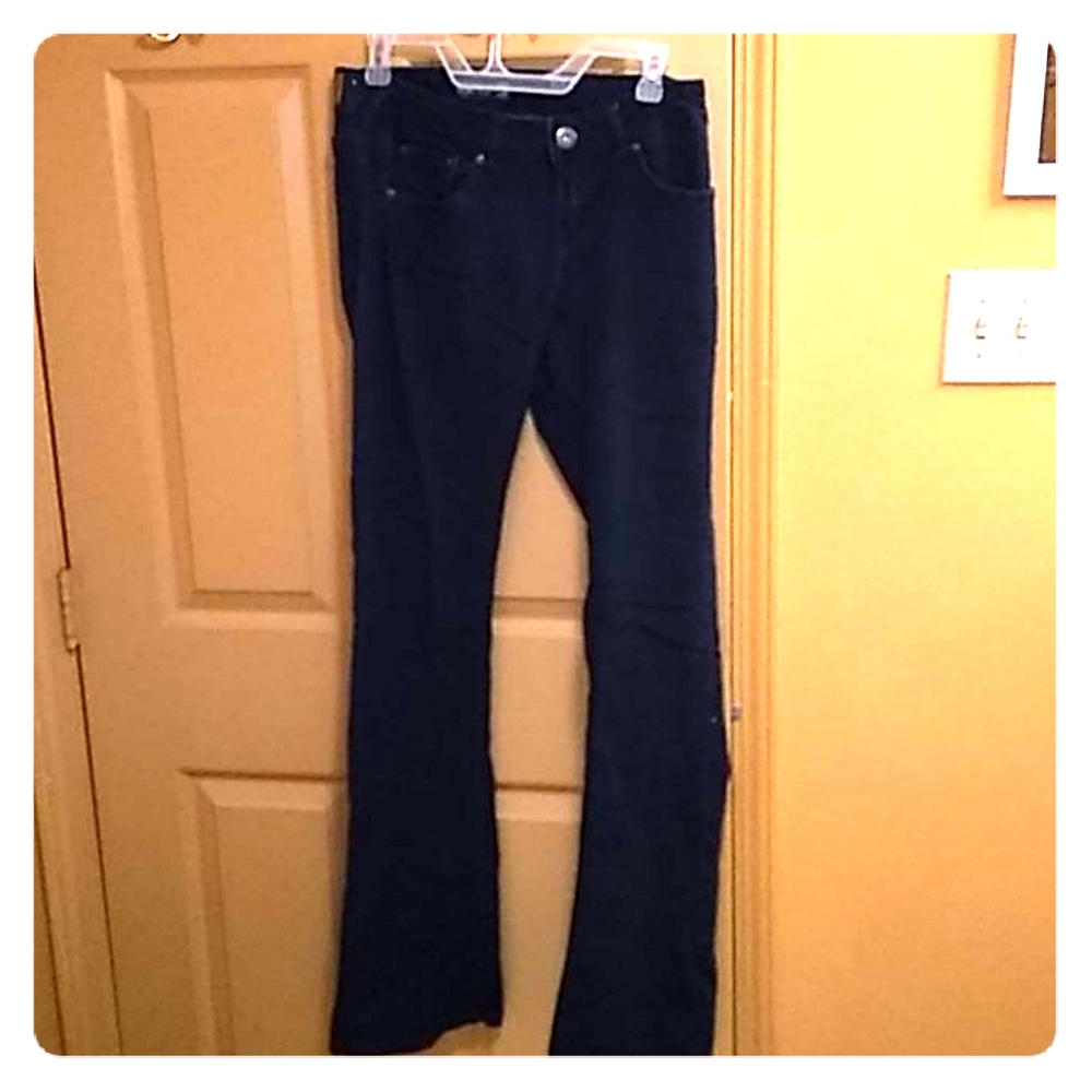 Royal Blue dark blue boot cut. 7 Long (7x35)